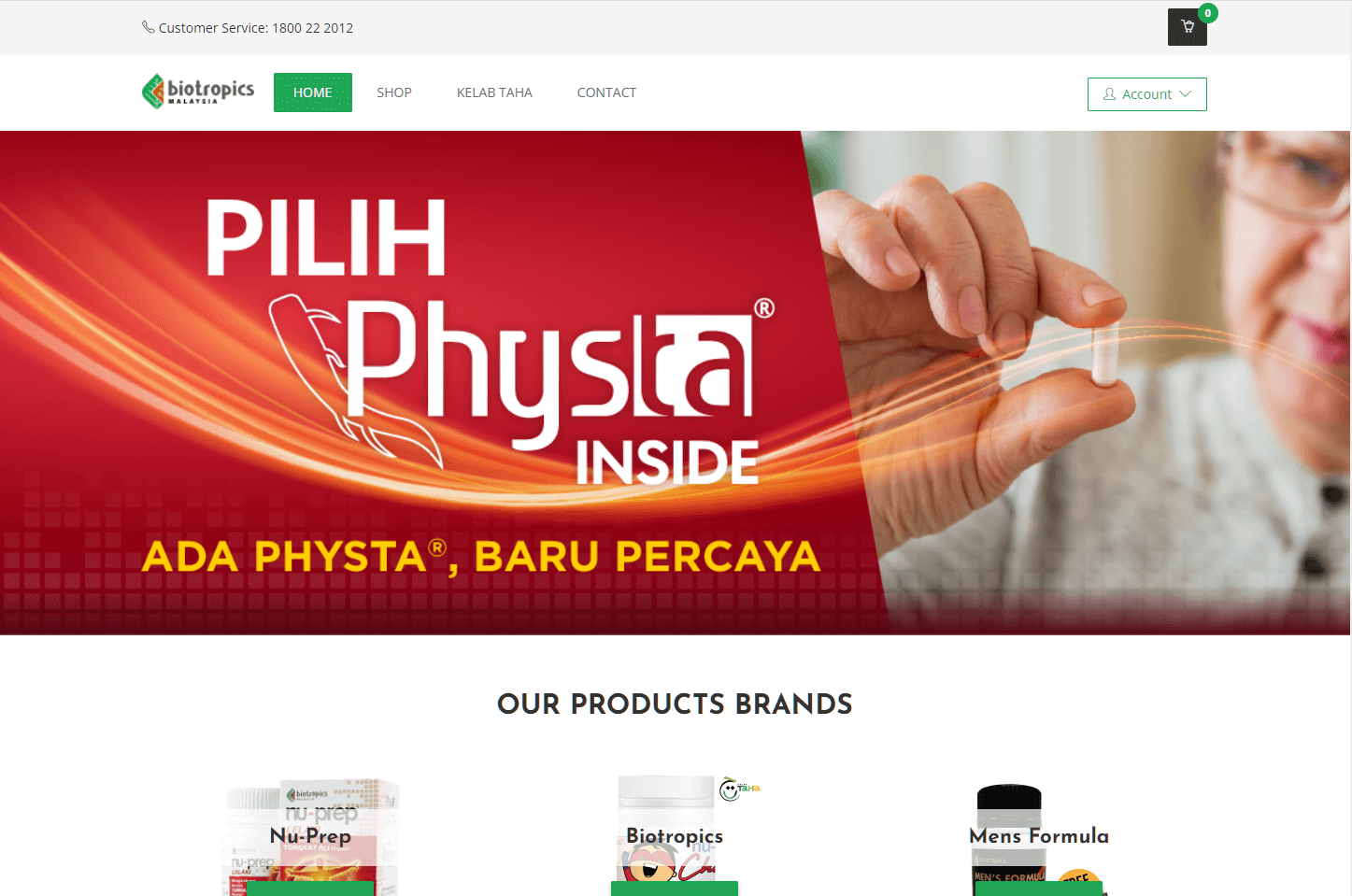 Biotropics - E commerce (Laravel & VueJs)